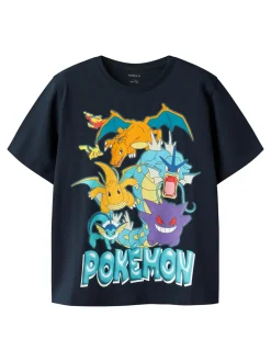 Clearance Name It Majo Pokemon T-shirt, , 122-128 cm Navy Blazer