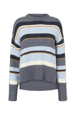 Clearance PBO Makila Knit Sweater, , M Multi Stripe