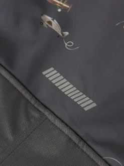 Hot Name It Malfa Shoftshell Flyverdragt, , 104 cm Grey Pinstripe
