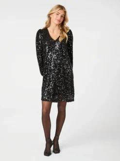 Online Neo Noir Manni Sequins Kjole, , 36 Black