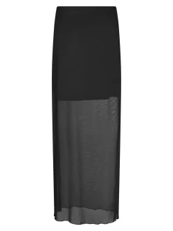 Best Neo Noir Marlise Mesh Nederdel, , 36 Black