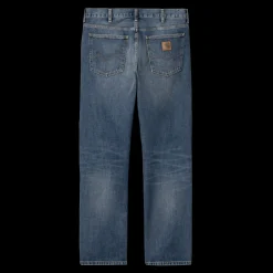 Online Carhartt WIP Marlow Bukser, , W29/L32 Blue (Dark Used Wash)