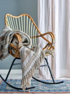 New Bloomingville Marmi Plaid, , 130x160 cm Brun
