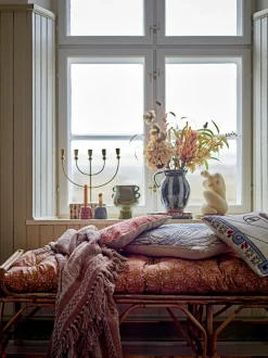 New Bloomingville Marmi Plaid, , 130x160 cm Brun