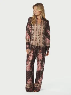 Neo Noir Massima Botanical Border Bluse, , 38*Dame Bluser & Skjorter