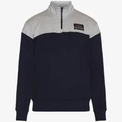 Sale Signal Mathias Half-Zip Sweatshirt, , S Deep Marine