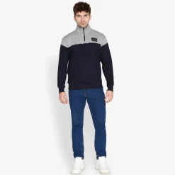 Sale Signal Mathias Half-Zip Sweatshirt, , S Deep Marine