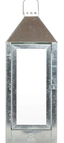New A2 Living Maxi Lanterne, Galvaniseret, 22,5x60x22,5 cm Sølv