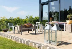 New A2 Living Maxi Lanterne, Galvaniseret, 22,5x60x22,5 cm Sølv