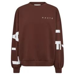 Haute L’Amitié Maxi Split Logo Sweatshirt, , L*Dame Strik & Sweatshirts