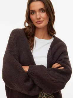 Best Vero Moda Maybe Open Cardigan, , M Chocolate Torte