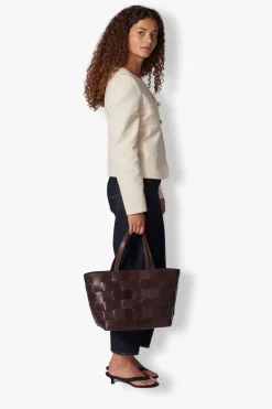 Sale Adax Meike Shopper, Dark Brown