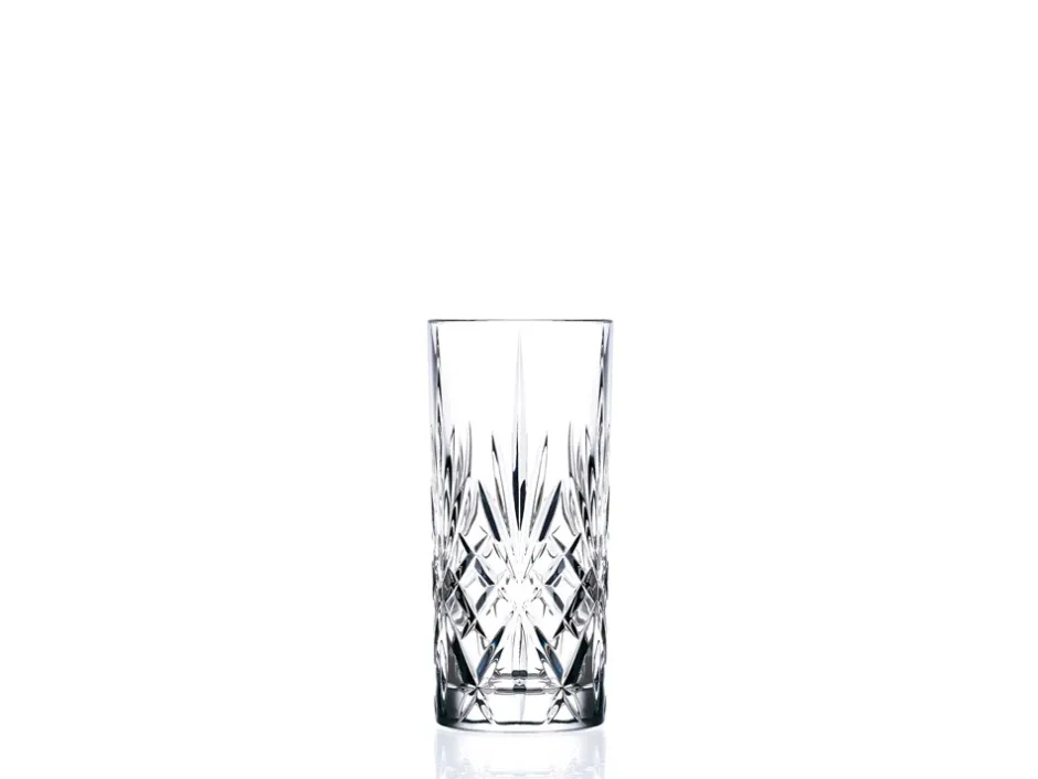 Lyngby Glas Melodia Krystal 6-pak Highball Glas, , 36 cl* Køkken|Glas