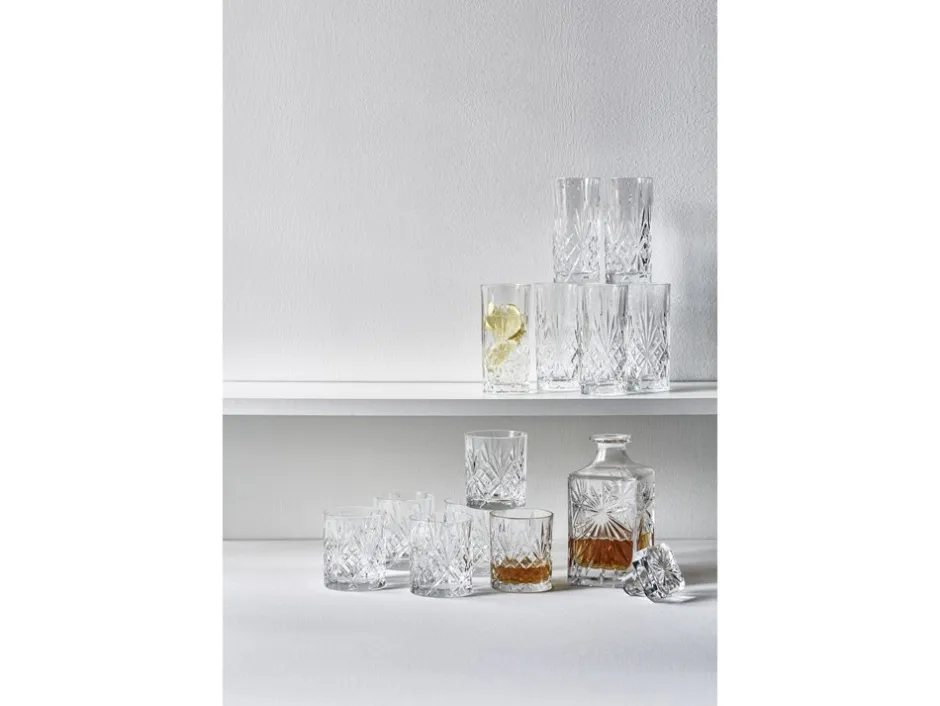 Lyngby Glas Melodia Krystal 6-pak Highball Glas, , 36 cl* Køkken|Glas