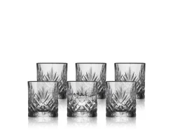 Discount Lyngby Glas Melodia 6-pak Shotglas, , 8 cl Clear