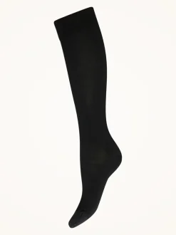 Sale Wolford Merino Knæhøje Strømper, , S Black