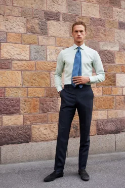Eton Micro Print Signature Poplin Slim Fit Skjorte, , 44* Skjorter