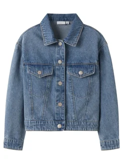 Name It Mila Denim Jakke, , 146 cm*Børn Overtøj
