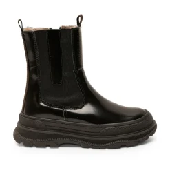 Discount bisgaard Mila Lamb Støvler, , 37 Black Polido