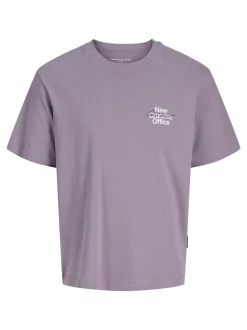 Jack & Jones Junior Mineral Photo Back T-shirt, , 152 cm Purple Ash