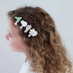 Mimi & Lula Mini Angel Christmas 8-pak Hårclips*Børn Hårpynt