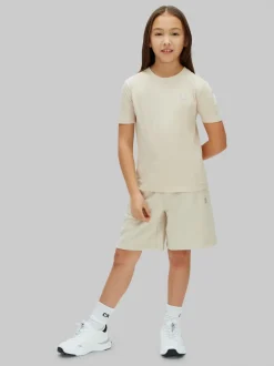 Best Calvin Klein Mini Badge Shorts, , 164 cm Oatmeal