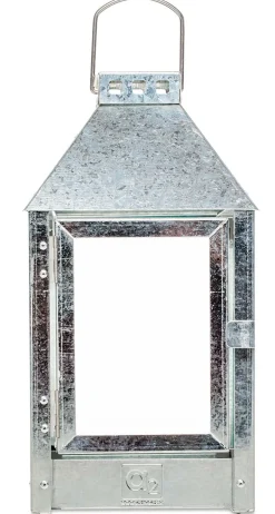 A2 Living Mini Lanterne, Galvaniseret, 17x33,5x17 cm* Lanterner & Lyskæder