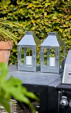 A2 Living Mini Lanterne, Galvaniseret, 17x33,5x17 cm* Lanterner & Lyskæder