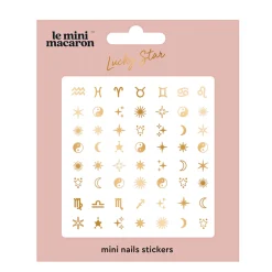 New Le Mini Macaron Mini Nail Art Stickers, Lucky Star