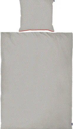 Hot Mette Ditmer Mini Sengesæt, , 140x200 cm Light Blue/Tan