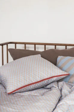 Hot Mette Ditmer Mini Sengesæt, , 140x200 cm Light Blue/Tan