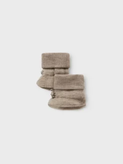 Clearance Name It Mino Wool Slippers, , 50-56 cm Satelite