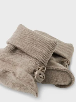 Clearance Name It Mino Wool Slippers, , 50-56 cm Satelite