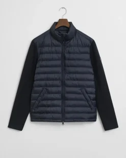 Sale GANT Mixed Media Hybrid Jakke, , XL Evening Blue
