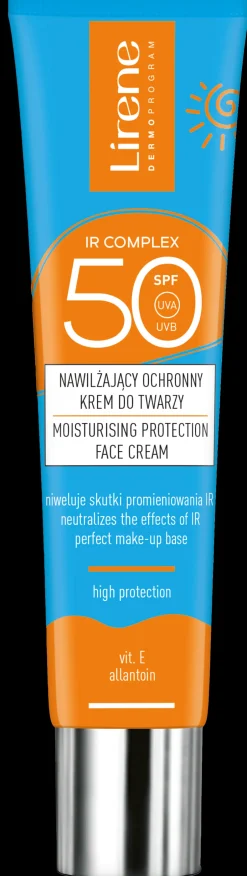 Online Lirene Moisturising Protection Face Cream, , 40 ml SPF 50