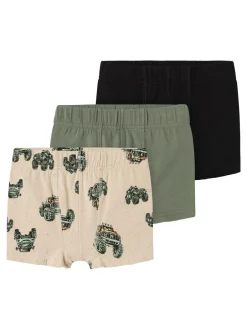 New Name It Monster Truck 3-pak Boxershorts, , 86 cm Peyote