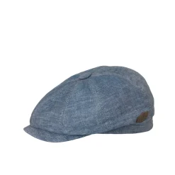 Online MJM Montreal 41 Linen Flatcap, , XL Blue
