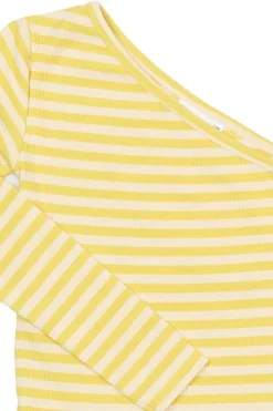 THE NEW Moore One Shoulder Rib Bluse, , 122-128 cm*Børn Bluser