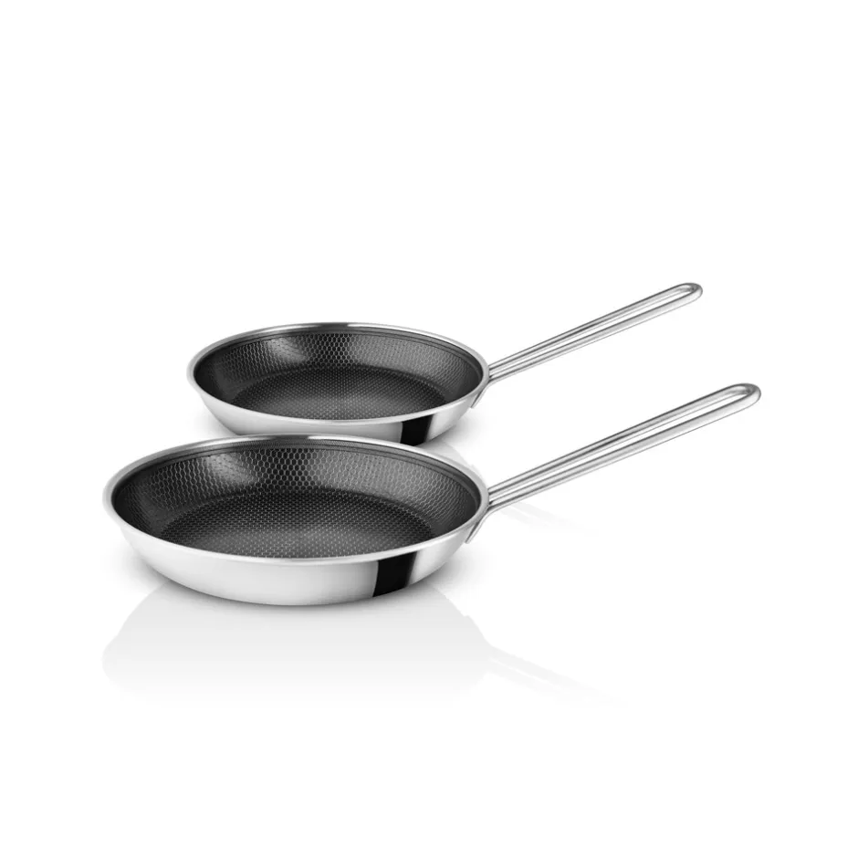 Sale Eva Trio Mosaic Keramisk Slip Let 2-pak Stegepandesæt, Ø24 cm + Ø28 cm