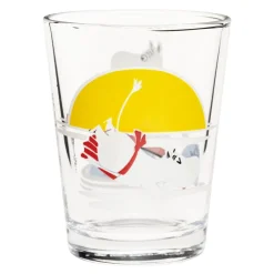Discount Moomin Arabia Mumi Drikkeglas, , 22 cl Evening Swim