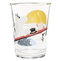 Discount Moomin Arabia Mumi Drikkeglas, , 22 cl Evening Swim