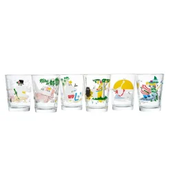 Clearance Moomin Arabia Mumi Drikkeglas, , 22 cl Fishing