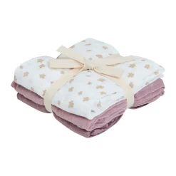 Pippi Muslin 3-pak Stofbleer, , One Size*Børn Hagesmække & Stofbleer