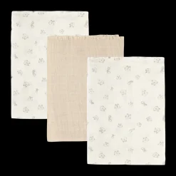 Pippi Muslin 3-pak Stofbleer,*Børn Hagesmække & Stofbleer