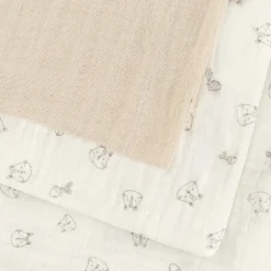Pippi Muslin 3-pak Stofbleer,*Børn Hagesmække & Stofbleer