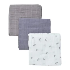 Online Pippi Muslin 3-pak Stofbleer, , One Size Tradewinds