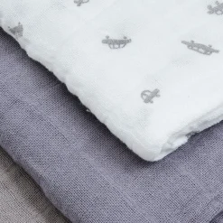 Online Pippi Muslin 3-pak Stofbleer, , One Size Tradewinds