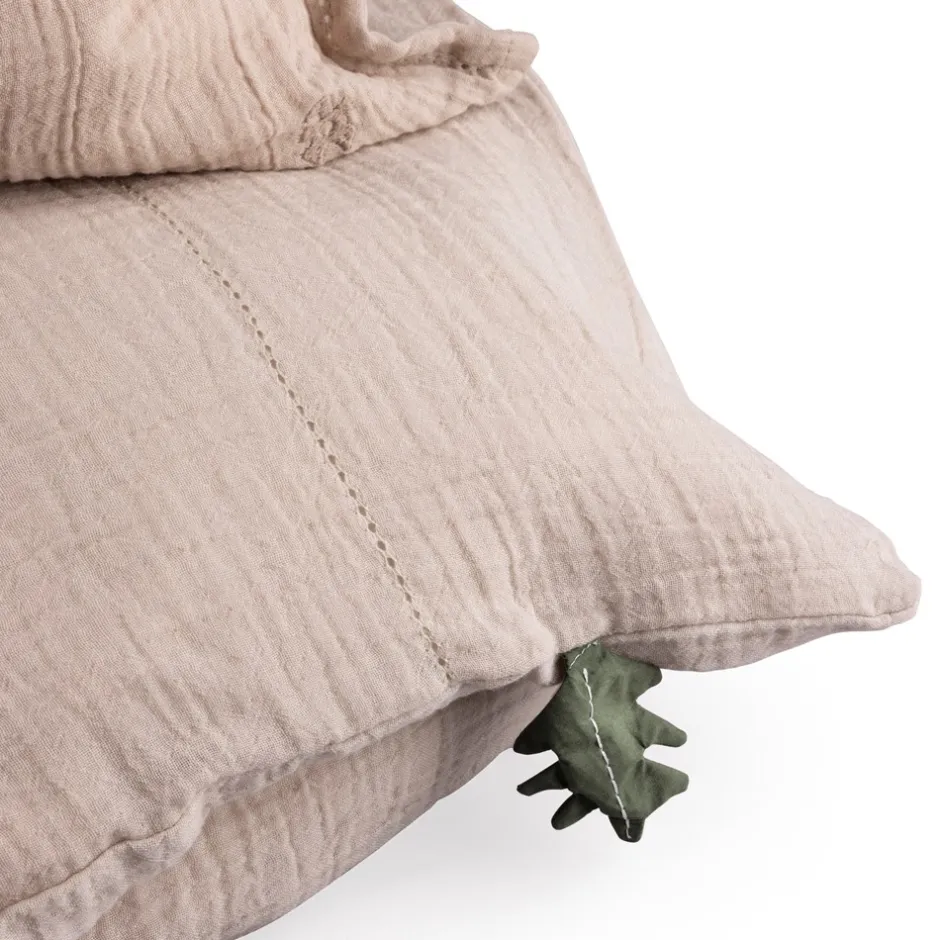 Best Sebra Musselin Babysengetøj, , 70x100 cm Seabreeze Beige