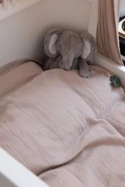 Best Sebra Musselin Babysengetøj, , 70x100 cm Seabreeze Beige