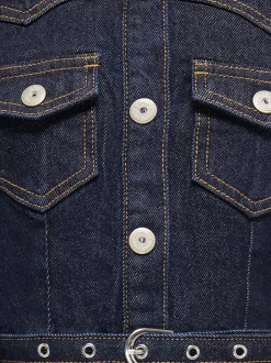 KIDS ONLY Myth Belt Denim Kjole, , 158 cm*Børn Kjoler